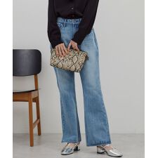 セミフレアデニムパンツ