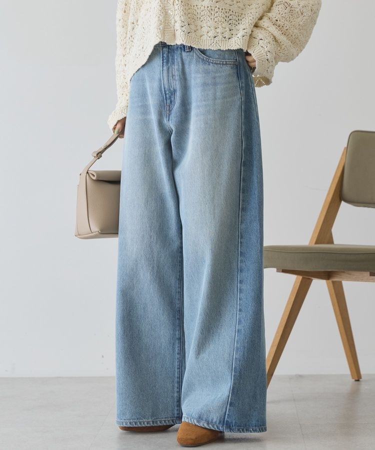 バギーデニムパンツ