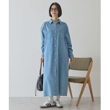 デニムシャツワンピース