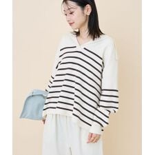 セーラーカラーニットプルオーバー