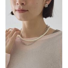 【2点SET】パール＋チェーンネックレス