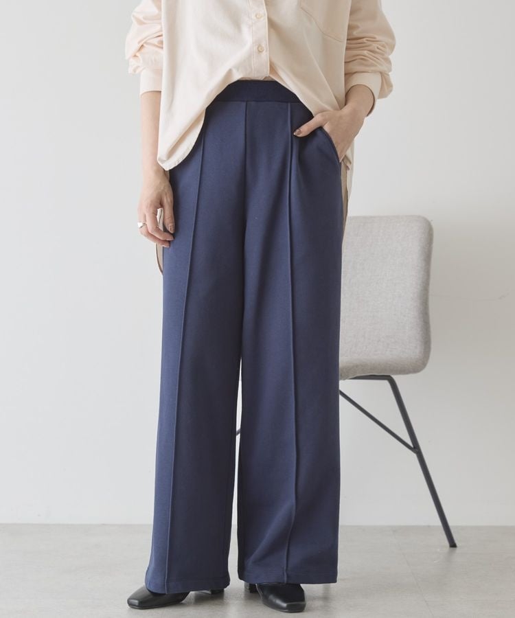 センタータックワイドスウェットパンツ