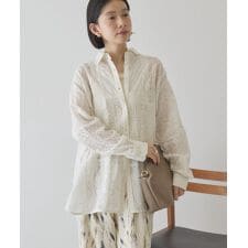 【予約】レースパッチワークシャツ