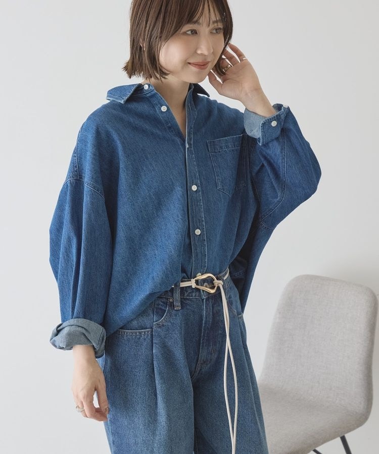 ayaco123☆アメリヴィンテージ　シャツ セール】LACE WAVE PATCHWORK SHIRT（シャツ/ブラウス）｜Ameri