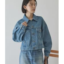 ショート丈デニムジャケット