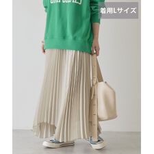 【選べる丈】シアープリーツスカート