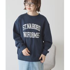 カレッジロゴ裏毛スウェット