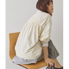 バックギャザー裏毛スウェット