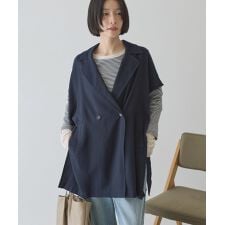 【花粉防止加工】サイドスリットベスト