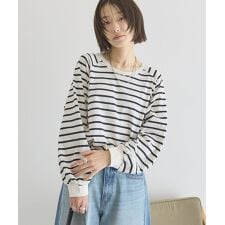 フレアラグランボーダーロンT