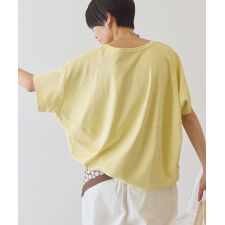 【接触冷感+UVカット】半袖コクーンカットプルオーバー