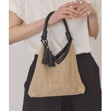 【2点SET】巾着付トライアングルミニトートバッグ