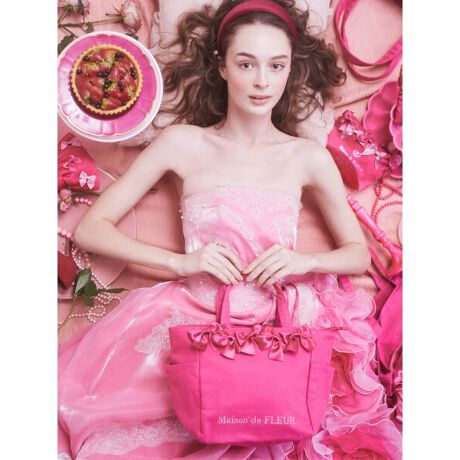 ピンクマニアサイドポケットsトートバッグ メゾン ド フルール Maison De Fleur 8a11f0j6300 ファッション通販 マルイウェブチャネル