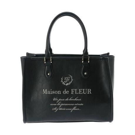 マテリアル合皮トートバッグ メゾン ド フルール Maison De Fleur 8a13f0j0400 ファッション通販 マルイウェブチャネル