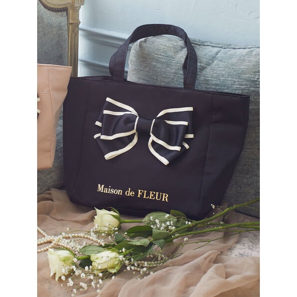 グログランリボンMトートバッグ | メゾン ド フルール(Maison de FLEUR