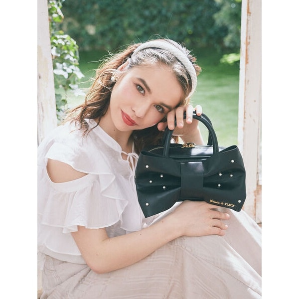 ビッグリボンパールバッグ | メゾン ド フルール(Maison de FLEUR
