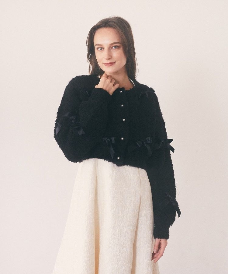 ツイードニットカーディガン | メゾン ド フルール(Maison de FLEUR