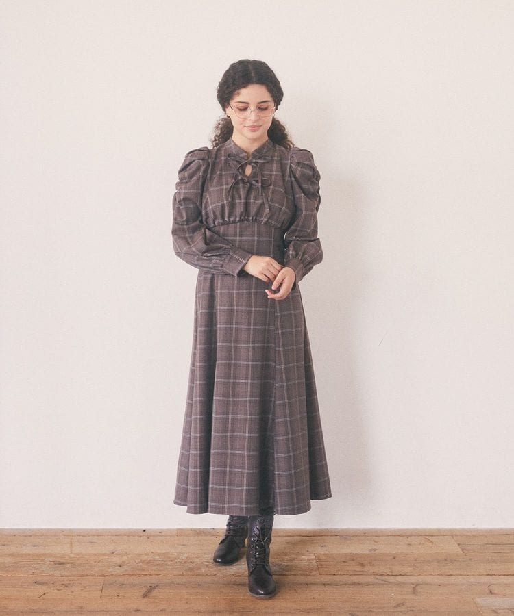 聡明な淑女のチェックワンピース | メゾン ド フルール(Maison de
