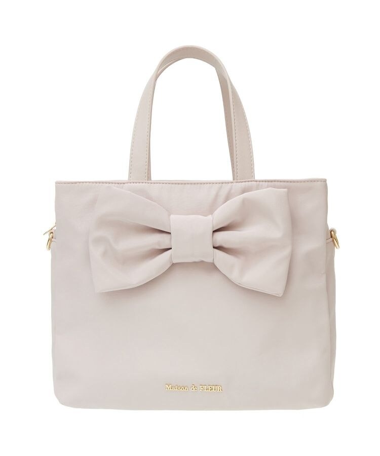 リボン3ルーム2Wayトートバッグ | メゾン ド フルール(Maison de