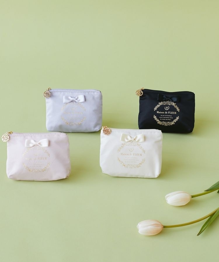サテンリボンティッシュケース | メゾン ド フルール(Maison de FLEUR
