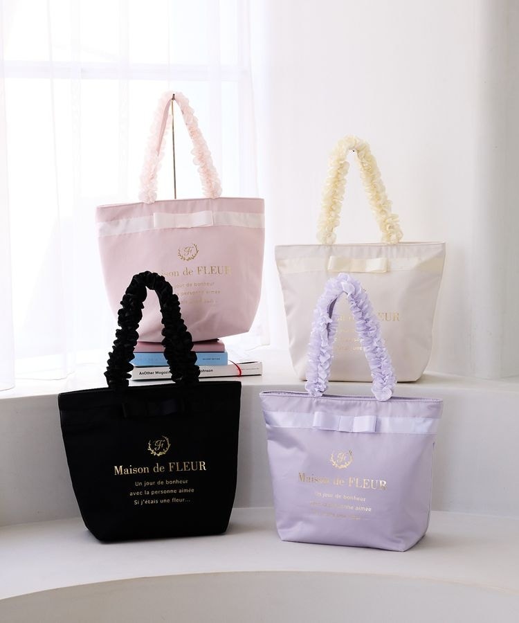 ブランドロゴフリルハンドルトートMバッグ | メゾン ド フルール