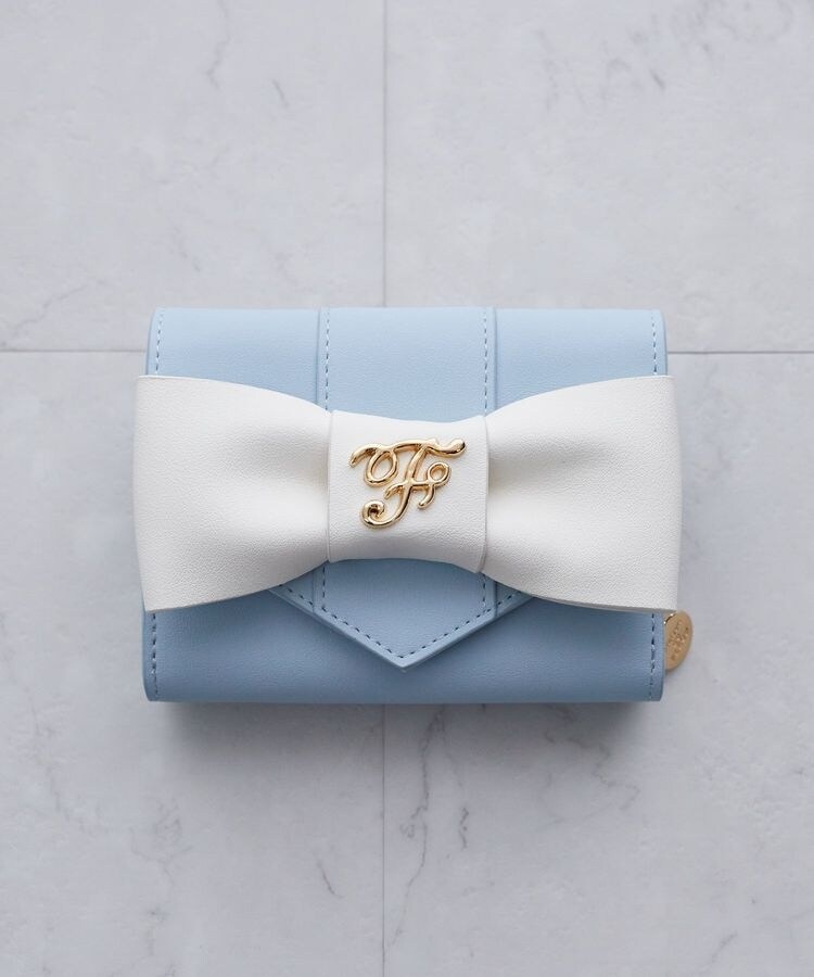 Maison de FLEUR 三つ折り財布 メゾン ド フルール Maison de FLEUR F三つ折りウォレット