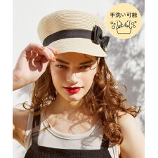 メゾン ド フルール(Maison de FLEUR)のグログランリボンキャスケット