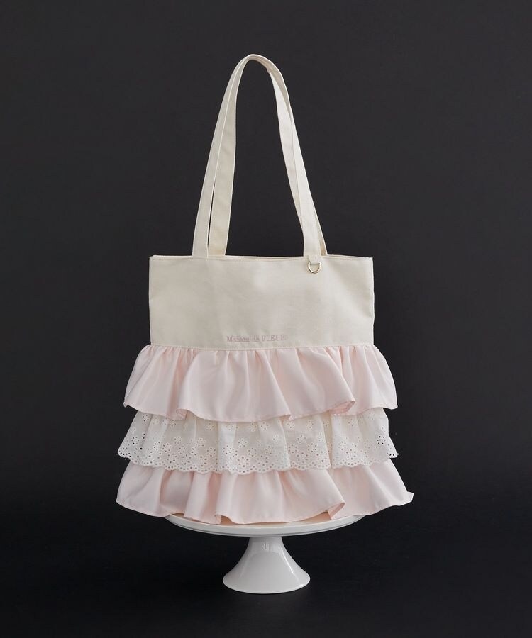 オールドテディガール ワッペントートバッグ L/OTG-243040