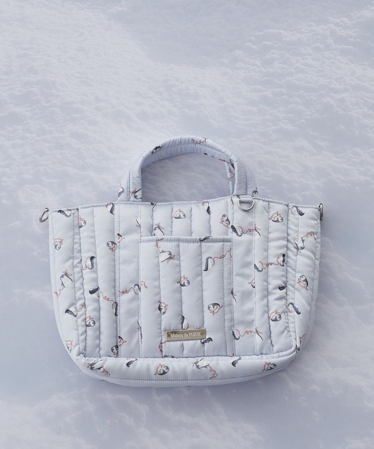 すぐ届く MARY QUANT* オーロラビーズクロッシェ 2WAYミニトート オーロラビーズクロッシェ 2WAYミニトート（トートバッグ