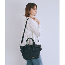 ボリュームリボン2Wayトートバッグ