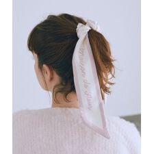 リボンプリントスカーフ