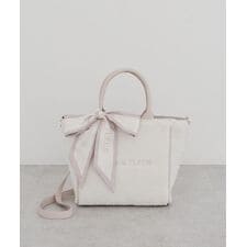 スカーフ付きボア2WayMトートバッグ