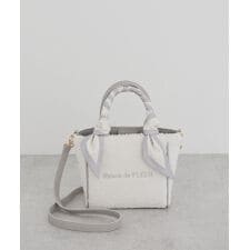 スカーフ付きボア2WaySトートバッグ