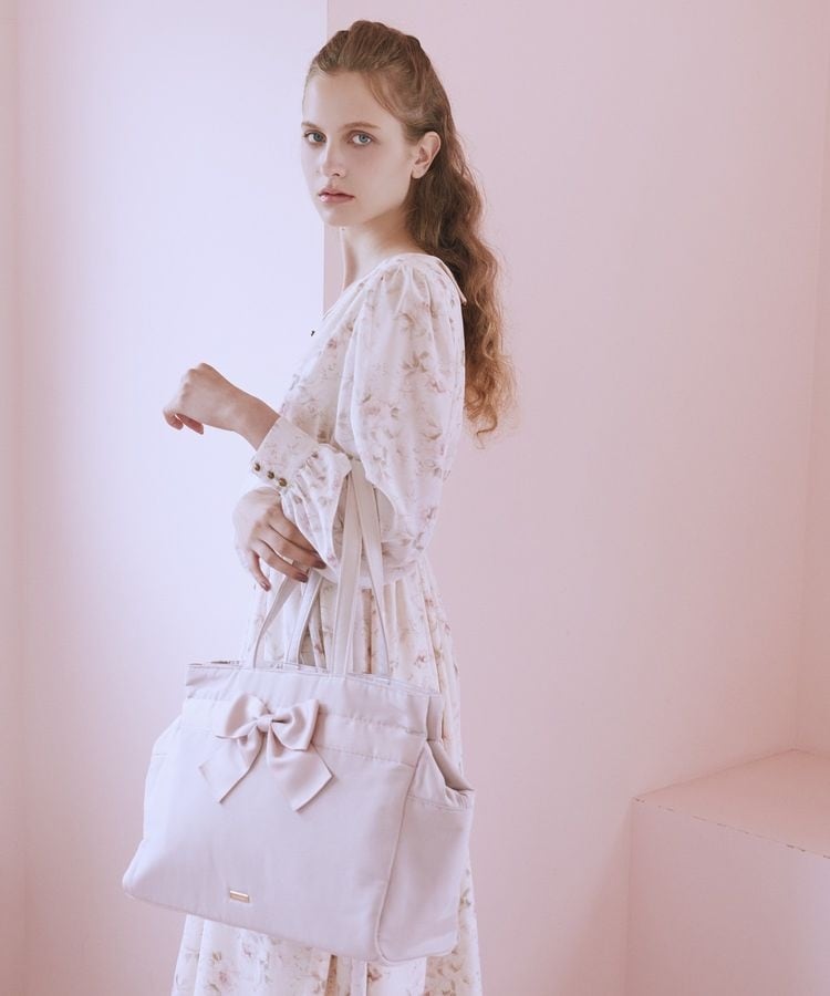 maisondefleurリボンフラワー柄 3点セット maisondefleurリボン