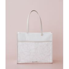 メゾン ド フルール(Maison de FLEUR)のリボンプリントスクエアトートバッグ