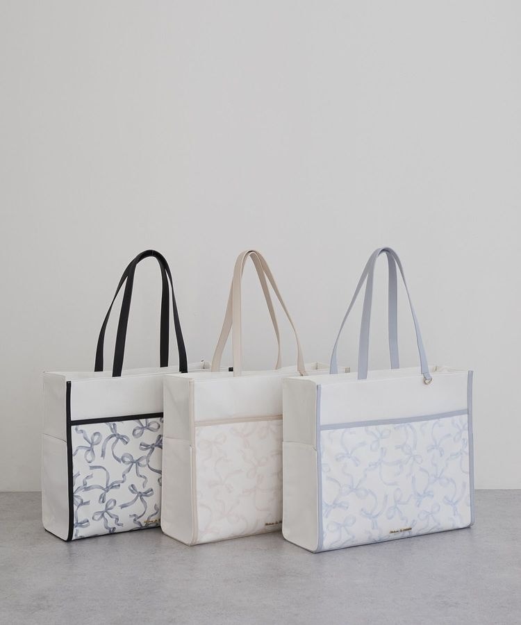 ねこ刺繍スクエアトートバッグ | メゾン ド フルール(Maison de FLEUR