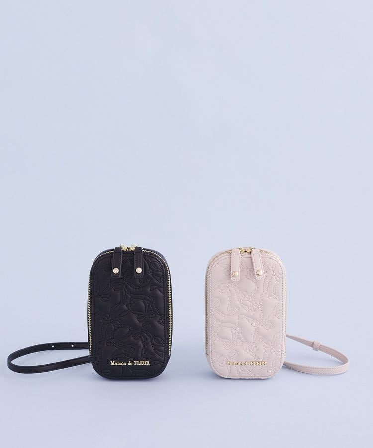リボンキルティングスマホポシェット | メゾン ド フルール(Maison de