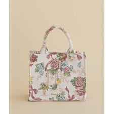 フラワーガーデン柄ゴブラン2Wayスクエアトート