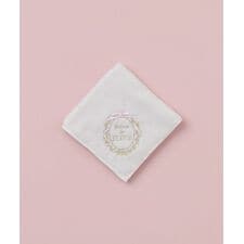 リボンフレーム刺繍タオルハンカチ