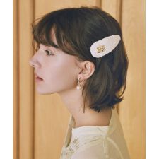 ツイードリボンスリーピン