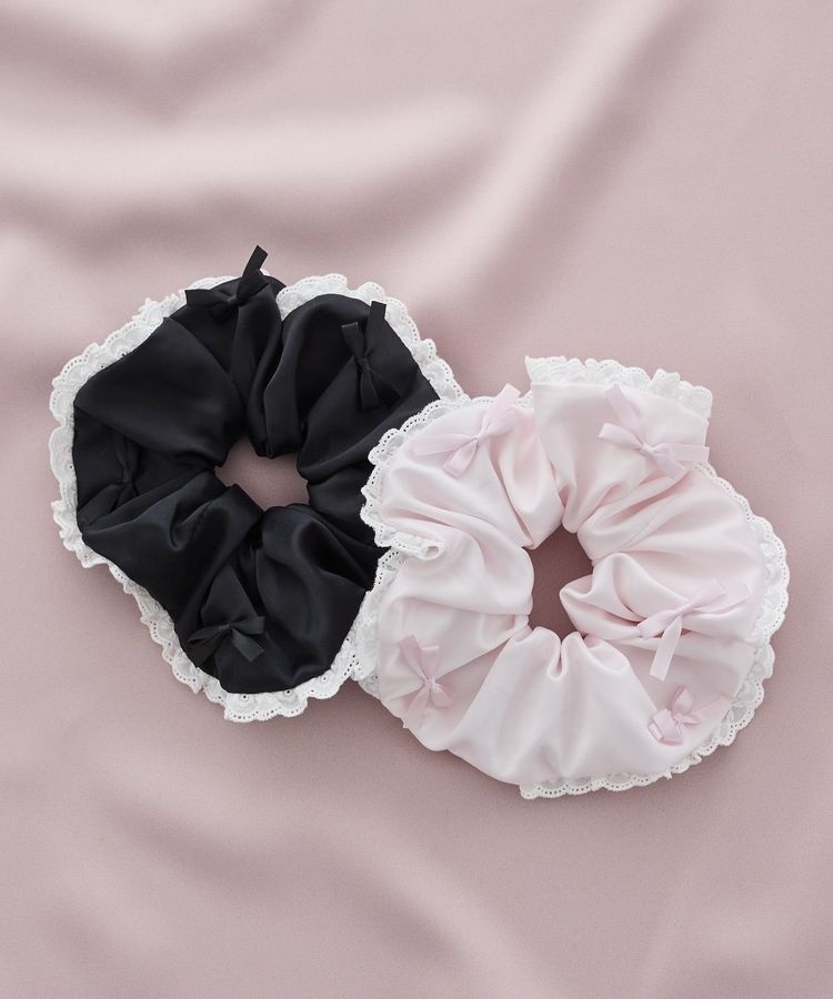 ハンドメイドシュシュ　サテンとレースシュシュ12点の確認用 サテンレースシュシュ | メゾン ド フルール(Maison de FLEUR