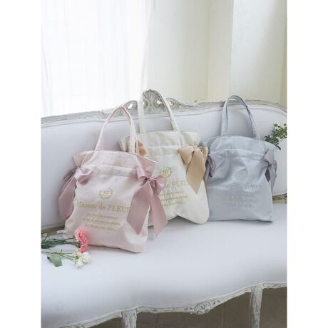 ラメダブルリボントートバッグ メゾン ド フルール Maison De Fleur 8a01f0j6900 ファッション通販 マルイウェブチャネル