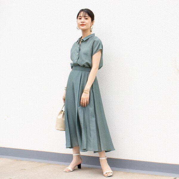 ★美品★NOLLEY'S　シアースラブフレアスカート NOLLEY'S（ノーリーズ）の「シアースラブフレアースカート