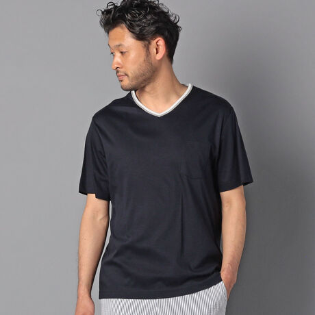 シルエット Vネック Tシャツ | ノーリーズ(NOLLEY'S) | 1-0086-1-53-100 | ファッション通販 マルイウェブチャネル