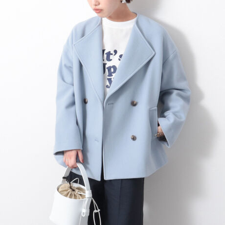 ラムメルトンダブルショートコート | ノーリーズ(NOLLEY 