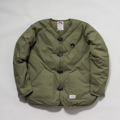 GERRY／ジェリー】NOCOLLAR DOWN JACKET 