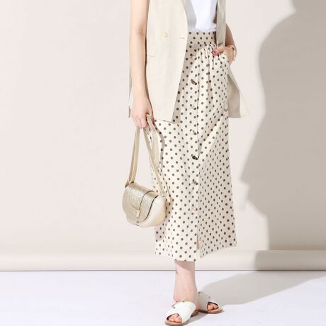 ◇【WEB限定】ドットスカート | ノーリーズ(NOLLEY 