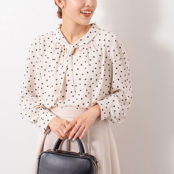 梨地ジョーゼットボウタイブラウス | ノーリーズ(NOLLEY'S) | マルイ