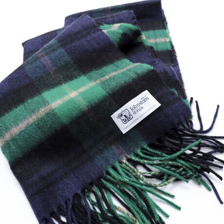新品johnstonsofelgin本カシミヤマフラー （johnstonsの通販 