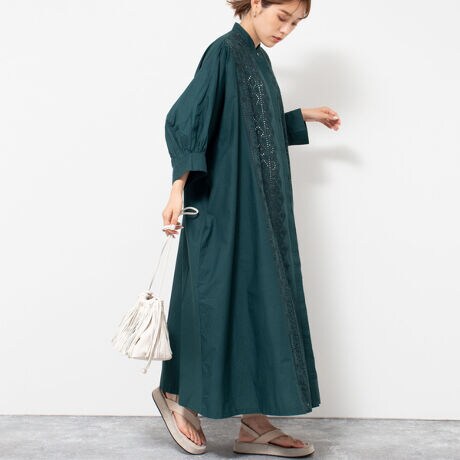 ne Quittez pas／ヌキテパ】シャツワンピース  